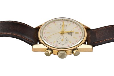 Lot 26 - VINTAGE CARRERA HEUER GOLD PLATED WRISTWATCH