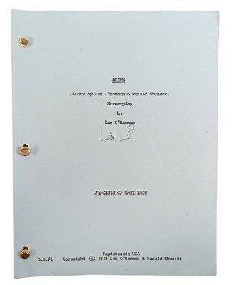 Lot 65 - ALIEN (1979) - COPY OF THE ORIGINAL SCREENPLAY BY DAN O'BANNON