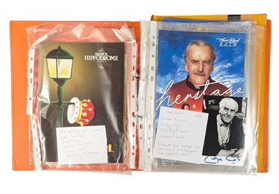 Lot 97 - AUTOGRAPHS - COLLECTION OF TV STARS AND SIGNED PROGRAMMES