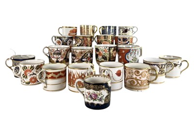 Lot 116 - COLLECTION OF ENGLISH EARLY 19TH CENTURY FINE BONE CHINA COFFEE CUPS