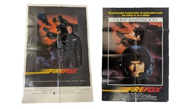 Lot 82 - CRAIG THOMAS COLLECTION - FIREFOX (1982) - ORIGINAL ONE SHEET POSTERS