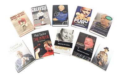 Lot 102 - AUTOGRAPHED BOOKS - COLLECTION OF TEN