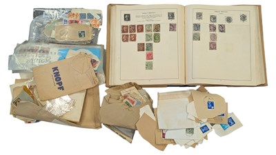 Lot 498 - COLLECTION OF 19TH CENTURY & LATER STAMPS INC PENNY REDS IN ALBUM