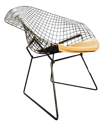 Lot 325 - HARRY BERTOIA X KNOLL - DIAMOND CHAIR - RETRO MID CENTURY WIRE METAL CHAIR