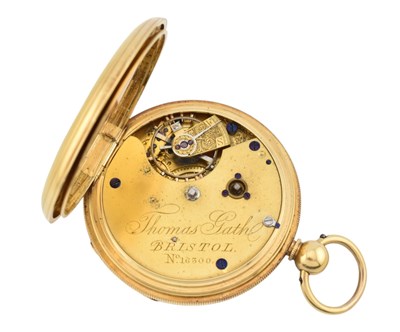 Lot 2 - VICTORIAN HALLMARKED 18CT GOLD OPEN-FACE POCKET WATCH