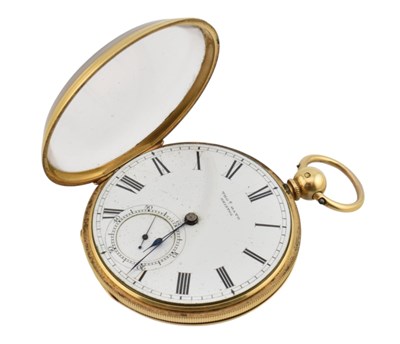 Lot 2 - VICTORIAN HALLMARKED 18CT GOLD OPEN-FACE POCKET WATCH