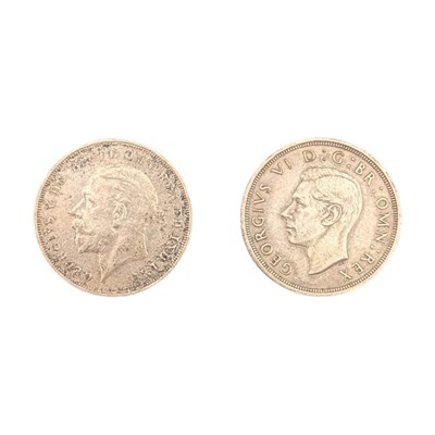 Lot 115 - 1935 KING GEORGE VI ROCKING HORSE CROWN & 1937 EXAMPLE