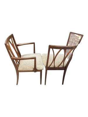 Lot 556 - MID CENTURY TEAK DINING TABLE & CHAIRS