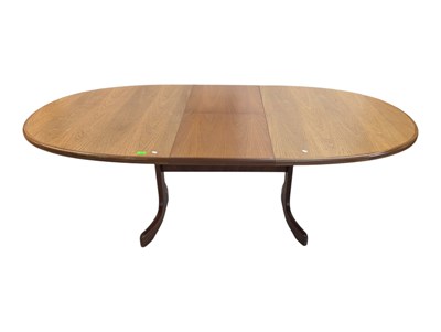 Lot 556 - MID CENTURY TEAK DINING TABLE & CHAIRS