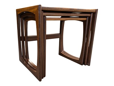 Lot 554 - G PLAN FURNITURE - VINTAGE MID 20TH CENTURY TEAK NEST OF TABLES