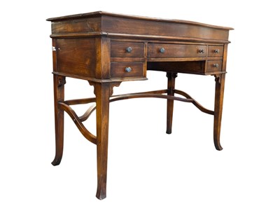 Lot 948 - 19TH CENTURY REVIVAL MAHOGANY CARLTONHOUSE DESK & CHAIR