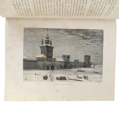 Lot 100 - UJFALVY-BOURDON, MARIE DE - 1880 DE PARIS A SAMARKAND, SIGNED COPY TO POLITICIAN LEON GAMBETTA