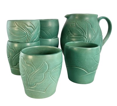 Lot 41 - EARLY 20TH CENTURY SUSIE COOPER STUDIO POTTERY LEMONADE SET