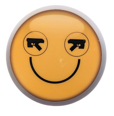 Lot 57 - DOCTOR WHO - SMILE - SCREEN USED PROP EMOJIBOT FACES