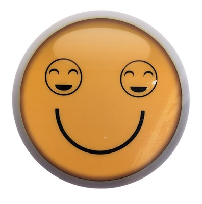 Lot 61 - DOCTOR WHO - SMILE - SCREEN USED PROP EMOJIBOT FACES