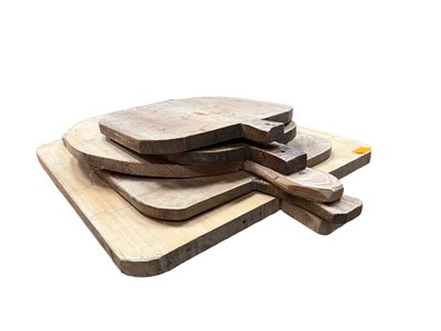 Lot 432 - SELECTION OF MODERN RUSTIC BREAD BOARDS