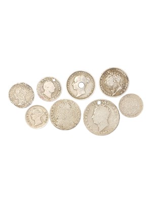 Lot 75 - 1836 KING WILLIAM IV SILVER FOUR PENCE & OTHER EXAMPLES