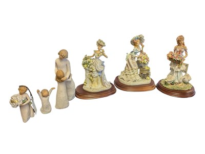 Lot 355 - COLLECTION OF SIX LEONARDO AND WILLOW TREE FIGURES