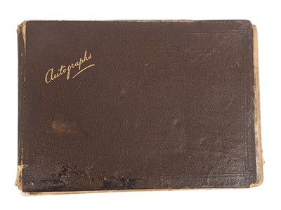 Lot 151 - AUTOGRAPH ALBUM - 1930S FROM WESTON SUPER MARE