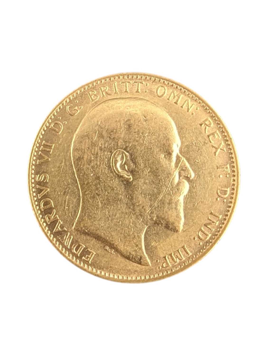 Lot 2 - 1910 KING EDWARD VII GOLD SOVEREIGN