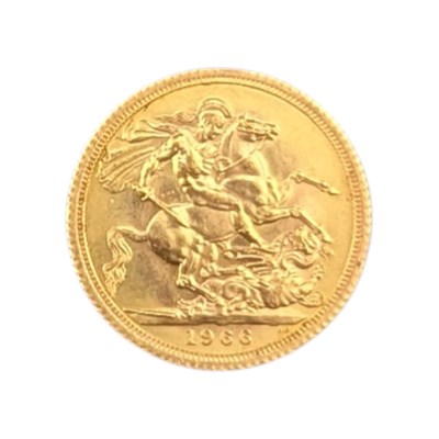 Lot 8 - 1966 QUEEN ELIZABETH II GOLD SOVEREIGN