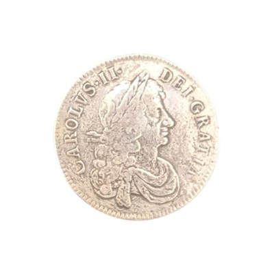 Lot 29 - 1668 KING CHARLES II SILVER HALF CROWN