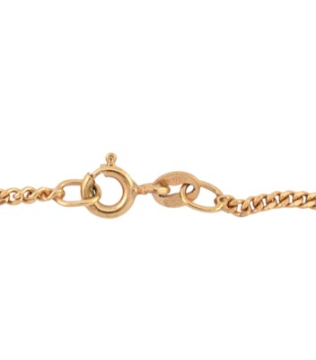 Lot 13 - HALLMARKED 9CT GOLD & DIAMOND HORSESHOE PENDANT NECKLACE