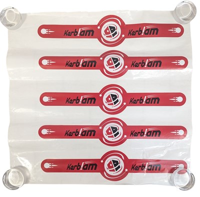 Lot 107 - DOCTOR WHO - KERBLAM! - PRODUCTION MADE PROP LABELS