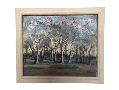 Lot 457 - GEORGE LAMBOURN (1900-1977) - 20TH CENTURY OIL ON CANVAS PAINTING