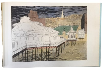 Lot 500 - JOHN PIPER (1903-1992) - BRIGHTON AQUATINTS - 12 LIMITED EDITION OF 50 AQUATINTS