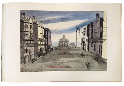 Lot 500 - JOHN PIPER (1903-1992) - BRIGHTON AQUATINTS - 12 LIMITED EDITION OF 50 AQUATINTS