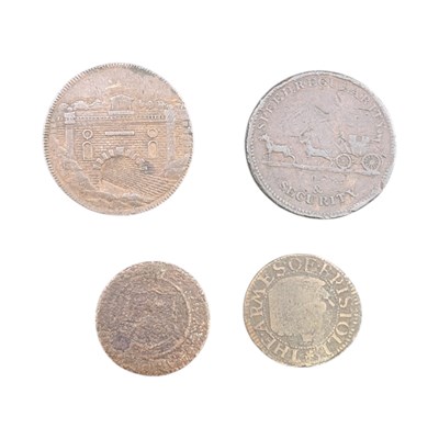 Lot 27 - 1662 BRISTOL FARTHING MERCHANT TOKEN & OTHER EXAMPLES