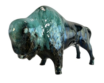 Lot 437 - BLUE MOUNTAIN POTTERY - CANADIAN POTTERY BUFFALO FIGURE