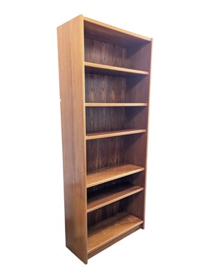 Lot 588 - DANISH MODERN DESIGN - MID CENTURY TEAK BOOKCASE