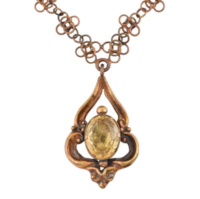 Lot 35 - 19TH CENTURY ROCK CRYSTAL BROOCH PENDANT