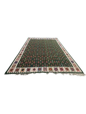 Lot 738 - VINTAGE 20TH CENTURY BOSNIAN KILIM CARPET FLOOR RUG