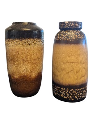 Lot 639 - SCHEURICH - WEST GERMAN POTTERY - TWO VINTAGE CERAMIC VASES