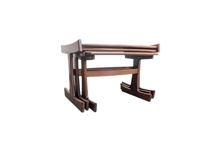 Lot 591 - G PLAN FURNITURE - VINTAGE MID CENTURY TEAK NEST OF TABLES