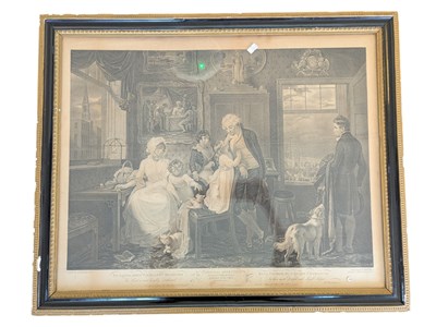 Lot 330 - 19TH CENTURY VICTORIAN ENGRAVING 'CONJUGAL AFFECTION' BY ROBERT THEW AFTER ROBERT SMIRKE