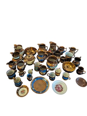 Lot 103 - COLLECTION OF VICTORIAN COPPER LUSTRE