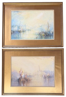 Lot 657 - STEPHEN FRANK WASLEY (1848-1934) - TWO 19TH CENTURY WATERCOLOURS OF VENICE