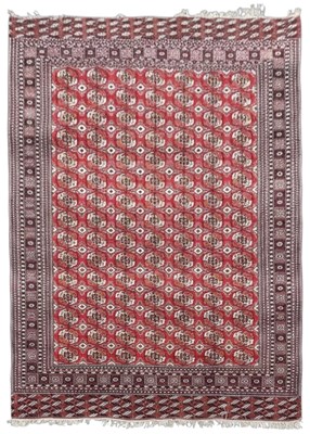 Lot 588 - LARGE 20TH CENTURY PERSIAN ISLAMIC BOKHARA WOLLEN FLOOR CARPET RUG