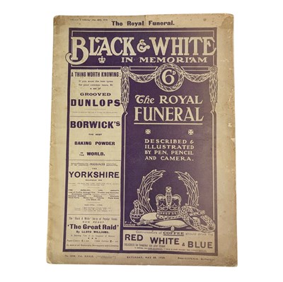Lot 183 - THE ROYAL FUNERAL - 1910 BLACK & WHITE : IN MEMORIAM