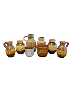Lot 662 - WEST GERMAN POTTERY - COLLECTION OF VINTAGE CERAMIC VASES