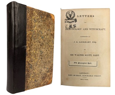 Lot 3 - SCOTT, SIR WALTER - 1830 LETTERS ON DEMONOLOGY AND WITCHCRAFT, FIRST EDITION