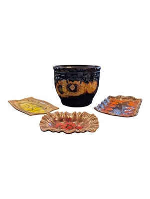 Lot 678 - WEST GERMAN POTTERY - FOUR VINTAGE CERAMIC PIECES