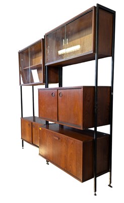 Lot 210 - AVALON - TWO BAY MODULAR WALL UNIT/BOOKCASE