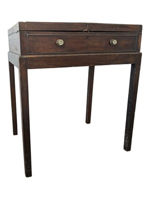 Lot 862 - EARLY 19TH CENTURY GEORGE III GENTLEMAN'S WASHSTAND