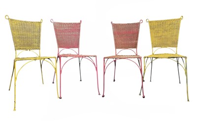 Lot 272 - SET OF FOUR ITALIAN CAFE / DINING CHAIRS