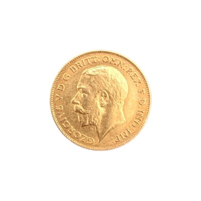 Lot 3 - 1912 KING GEORGE V GOLD HALF SOVEREIGN
